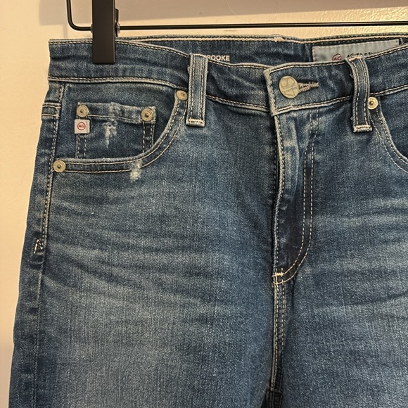AG Adriano Goldschmied The Brooke Denim Bermuda Shorts 27 - Picture 3 of 10